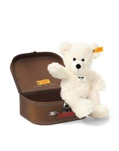 Мягкая игрушка Lotte Teddy Bear in Suitcase Мишка Тедди Лотте 28 см в чемодане Steiff