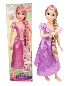 Кукла Рапунцель 80 см Дисней с расческой и заколками для волос Disney