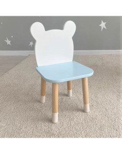 Детский стул мишка голубой Dimdom kids
