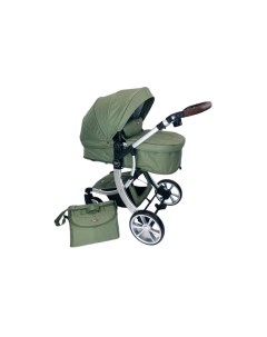 Детская коляска трансформер 2 в 1 Dalux 608 зеленый Luxmom