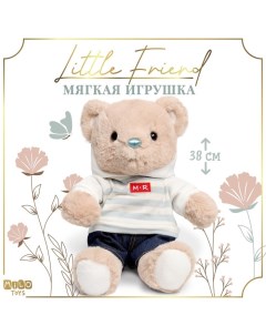 Мягкая игрушка toys Little Friend мишка в джинсах и кофте Milo