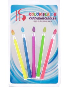 Свечи для торта Цветное пламя Color Flame HS 5 шт Nobrand