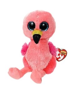 Мягкая игрушка Inc Гильда фламинго розовый 15 см Ty