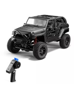 Радиоуправляемый внедорожник Jeep Wrangler 4WD масштаб 1 12 2 4G MN 128 black Mn model