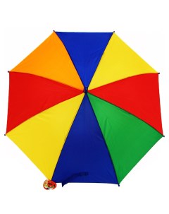 Зонт трость детский Радуга RAIN PROOF полуавтомат 304 синий Rainproof