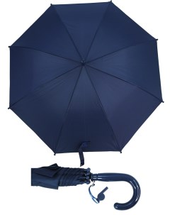 Детский зонт трость RAIN PROOF полуавтомат 196 темно синий Rainproof