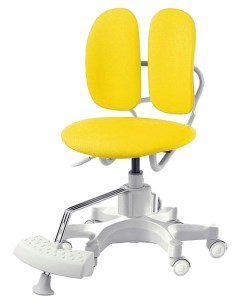 Кресло KIDS MAX DR 289SF цвет обивки желтый цвет каркаса белый Duorest
