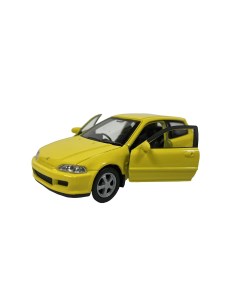 Модель машины 1 38 Honda Civic EG6 желтый 43813 Welly