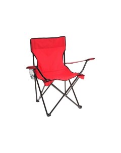 Кресло туристическое с подстаканником 50 х 50 х 80 см красный Maclay