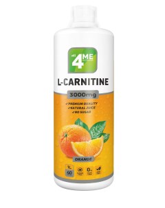 L Carnitine concentrate 3000 1000 мл Orange 4me nutrition