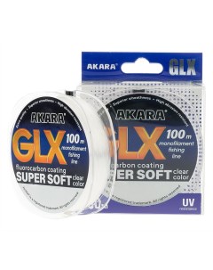 Леска GLX Super Soft 100 м 0 219 прозрачная Akara
