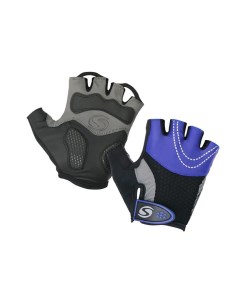 Велосипедные перчатки CG 1193 сине серо черные размер S Stels