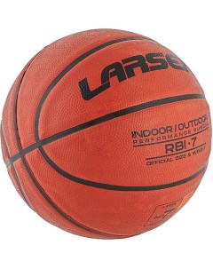 Баскетбольный мяч RBI 7 размер 7 коричневый Larsen