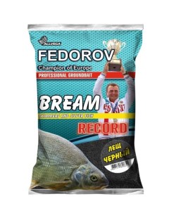 Прикормка Fedorov Record 1 кг Лещ Черный Allvega