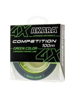 Шнур Competition Green 100 м 0 14 Akara