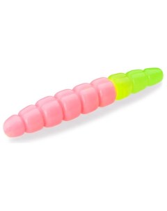 Силиконовая приманка Morio 1 2 12шт в уп 133 Bubble Gum Hot Chartreuse Fishup