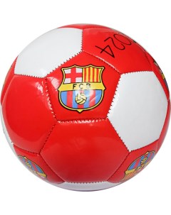 Футбольный мяч Barcelona E40759 2 размер 5 красный белый Hawk
