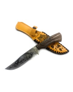 Нож Юнкер сталь 95Х18 с гравировкой венге Мастерская семина