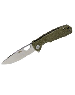 Нож Flipper S D2 зеленая рукоять HB1028 Honey badger