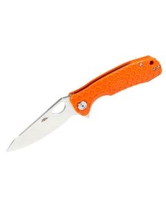 Нож Leaf M оранжевая рукоять HB1303 Honey badger