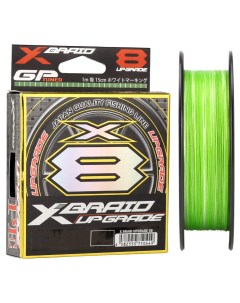 Шнур плетеный X Braid Upgrade x8 200 м 0 128 мм 6 3 кг цвет светло зеленый Ygk
