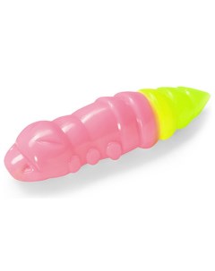Силиконовая приманка Pupa 1 2 10шт в уп 133 Bubble Gum Hot Chartreuse Fishup