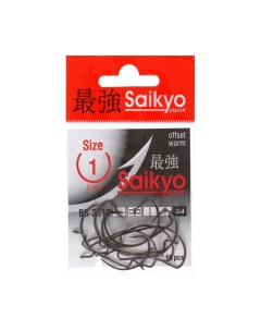Крючки BS 2315 Wide Range Worm 1 10шт BN Saikyo