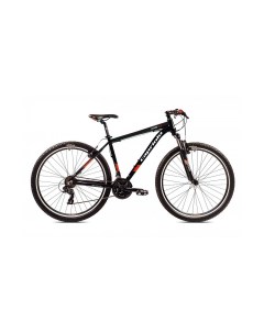 Велосипед MTB LEVEL 9 1 29 3 X 7 ALU 19 чёрный мат красный 2024 Capriolo