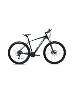 Велосипед MTB LEVEL 9 3 29 3 X 8 ALU 21 чёрный синий 2024 Capriolo