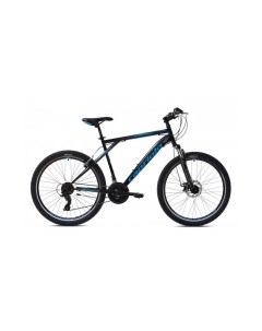 Велосипед MTB ADRENALIN 26 3 X 6 STEEL 18 чёрный синий 2024 Capriolo