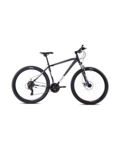 Велосипед MTB OXYGEN 29 3 X 7 STEEL 19 чёрный серебро белый 2024 Capriolo