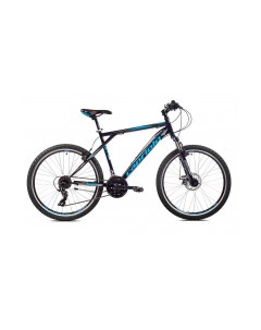 Велосипед MTB ADRENALIN 26 3 X 7 STEEL 16 чёрный синий 2024 Capriolo