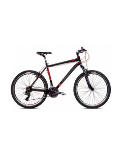 Велосипед MTB MONITOR MAN 26 3 X 7 ALU 22 чёрный серебро красный 2024г Capriolo