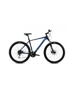 Велосипед MTB LEVEL 9 2 29 3 X 8 ALU 21 чёрный мат синий 2024 Capriolo