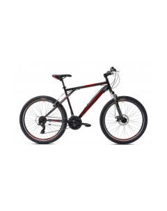 Велосипед MTB ADRENALIN 26 3 X 6 STEEL 18 чёрный красный 2024 Capriolo