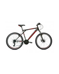 Велосипед MTB ADRENALIN 26 3 X 7 STEEL 20 чёрный красный 2024 Capriolo