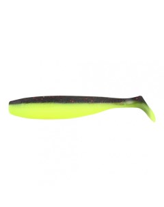 Виброхвост Yaman Pro Sharky Shad 4 5 5шт 32 Black Red Flake Chartreuse