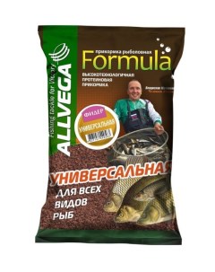 Прикормка Formula Universal Big Fish 0 9кг Универсальная Крупная Рыба Allvega