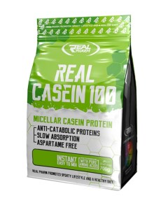 Протеин Casein 100 700г Клубника Real pharm