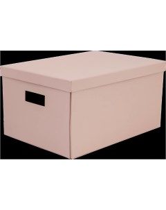 Коробка складная 40x28x20 см картон цвет розовый Storidea