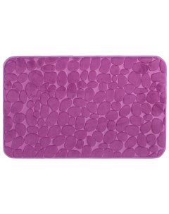 Коврик для ванной 80х50 см цвет фиолетовый Grampus