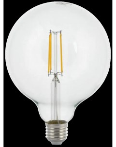 Лампа светодиодная Clear E27 220 В 9 Вт шар 1055 лм теплый белый цвета света Lexman