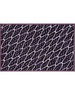 Коврик декоративный нейлон Кристалл 50x80 см цвет фиолетовый Ctim