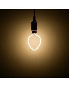 Лампа светодиодная Bulbless Heart E27 230 В 4 Вт свеча декоративная 390 лм тёплый Gauss