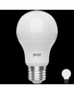 Лампа светодиодная Basic E27 12 В 12 Вт груша матовая 960 лм белый свет Gauss
