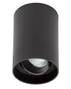 Потолочный спот TS125 под лампу с цоколем GU10 черный Maple lamp