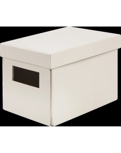 Коробка складная 20x12x13 см картон цвет бежевый Storidea