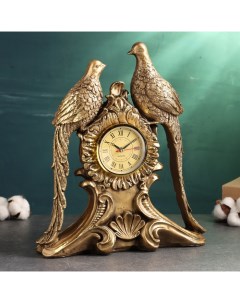 Часы Птицы 35см бронза Хорошие сувениры