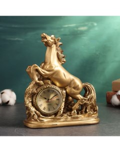 Часы Лошадь 22см бронза Хорошие сувениры
