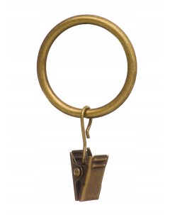 Кольцо металлическое с зажимом Антик Brodecor